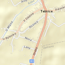 Telnice Street Map