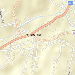 Bílovice Street Map