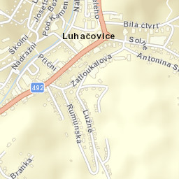 Luhačovice Street Map