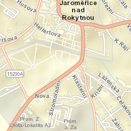 Jaroměřice nad Rokytnou Street Map
