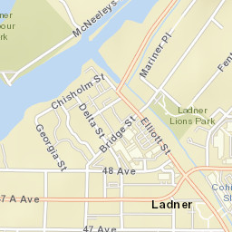 Ladner Street Map