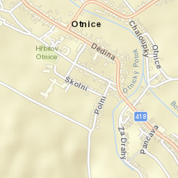 Otnice Street Map