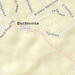 Buchlovice Street Map