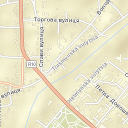 Chyhyryn Street Map