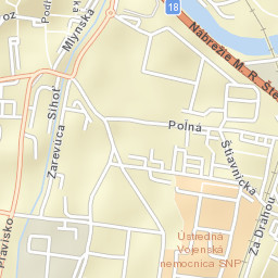 Ružomberok Street Map