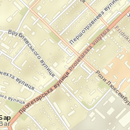 Bar Street Map