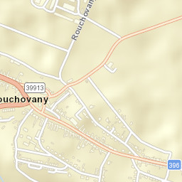 Rouchovany Street Map