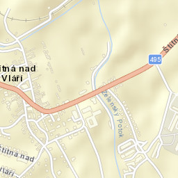 Štítná nad Vláří Street Map