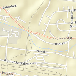 Poprad Street Map