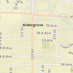 Aldergrove Street Map