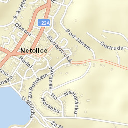 Netolice Street Map