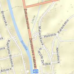 Židlochovice Street Map