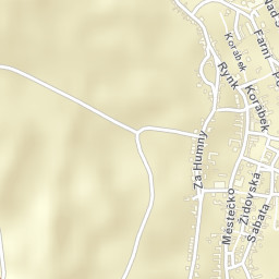 Dambořice Street Map