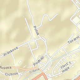 Bojkovice Street Map