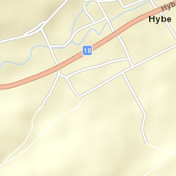 Hybe Street Map