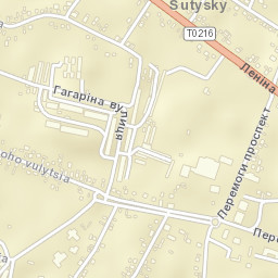 Sutysky Street Map