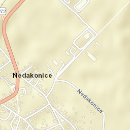 Nedakonice Street Map