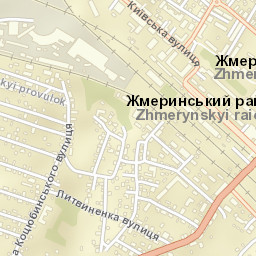 Zhmerynka Street Map