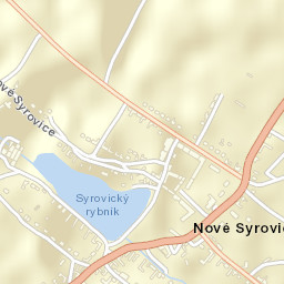 Nové Syrovice Street Map