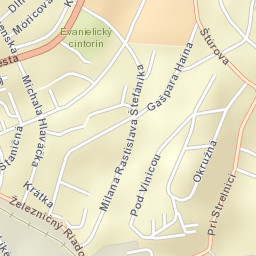 Levoča Street Map