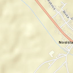 Nosislav Street Map