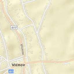 Vlčnov Street Map