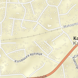 Kalush Street Map
