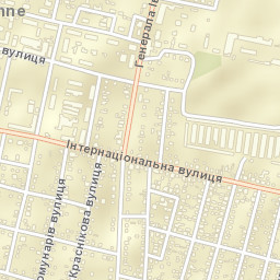 Rubizhne Street Map
