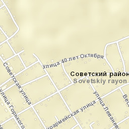Sovetskaya Street Map