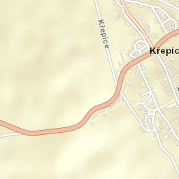 Křepice Street Map