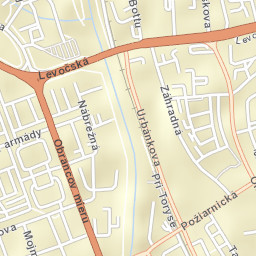 Prešov Street Map