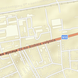 Broshniv-Osada Street Map