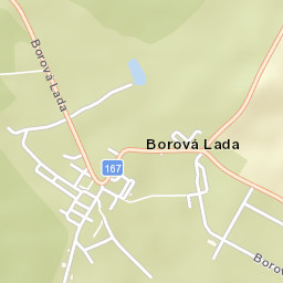 Borová Lada Street Map