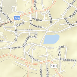 Rudolfov Street Map