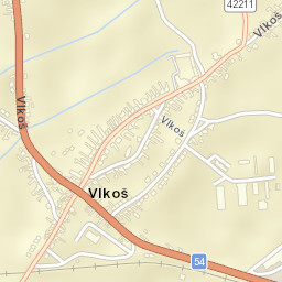 Vlkoš Street Map