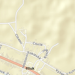 Hluk Street Map