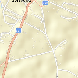 Jevišovice Street Map