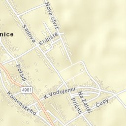 Nivnice Street Map