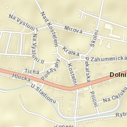 Dolní Němčí Street Map