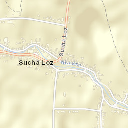 Suchá Loz Street Map
