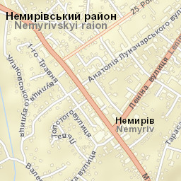 Nemyriv Street Map