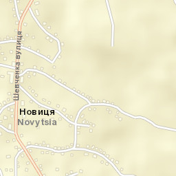 Novytsya Street Map