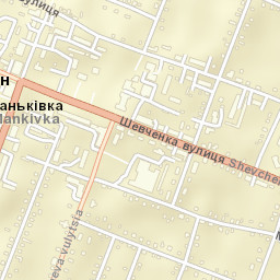Mankivka Street Map