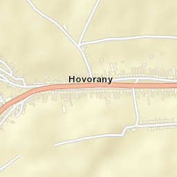 Hovorany Street Map