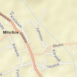 Milotice Street Map