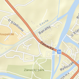 Veselí nad Moravou Street Map