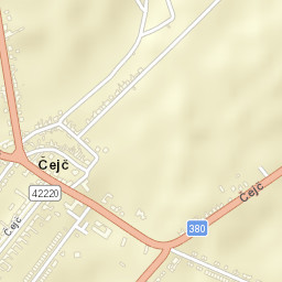 Čejč Street Map