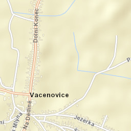 Vacenovice Street Map