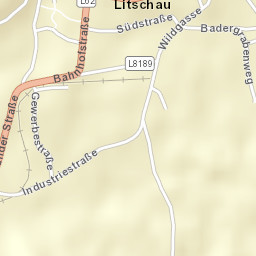 Litschau Street Map