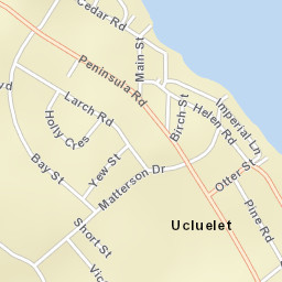Ucluelet Street Map